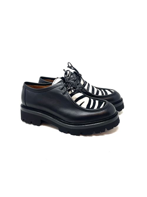 Ingegnere zebrato IL LACCIO | 3225VITELLOZEBRA/NERO